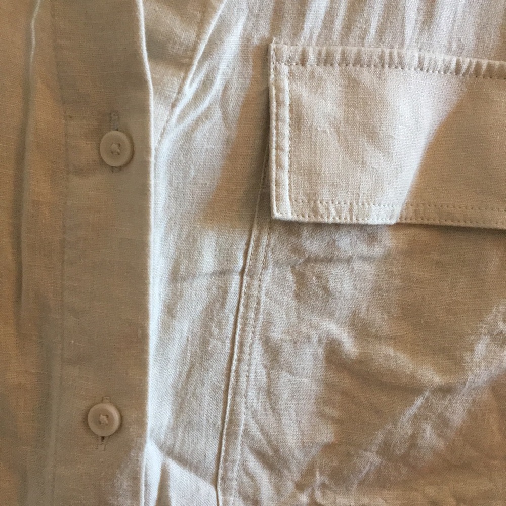 Babaton Linen Button Down Shirt - Picture 3 of 7